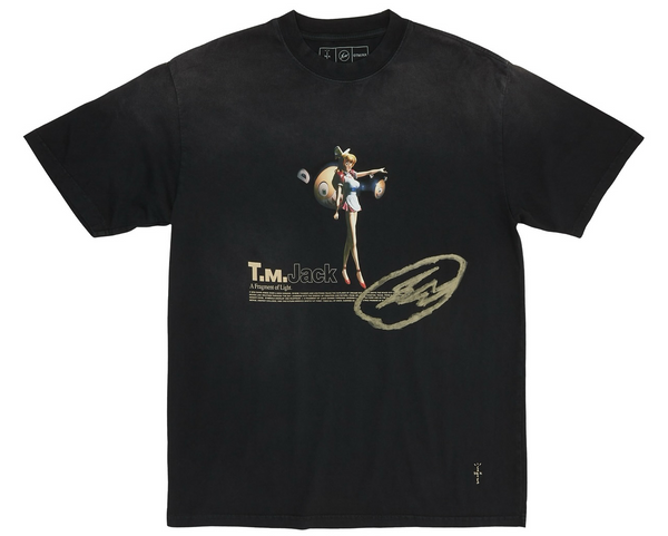 Travis Scott x Fragment Design x Takashi Murakami t-shirt Black
