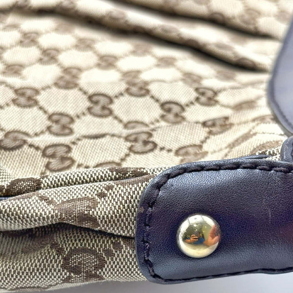 Gucci Beige/Brown GG Canvas Medium Sukey Hobo (Pre-owned) 9X9Y2WG