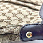 Load image into Gallery viewer, Gucci Beige/Brown GG Canvas Medium Sukey Hobo (Pre-owned) 9X9Y2WG
