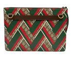 Load image into Gallery viewer, Gucci GG Supreme Chevron Pouch (Like new) WJMRYVJ
