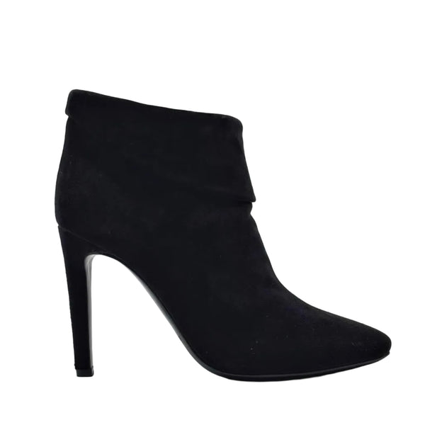 Ralph Lauren Black Suede Heeled Boots (Pre-owned)