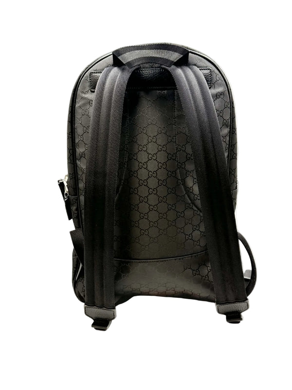 Gucci Slim Backpack GG Black (Like new)