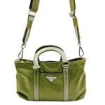 Load image into Gallery viewer, Prada Tessuto Nylon 2-way Olive Green (Like new)
