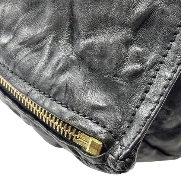 Givenchy Black Wrinkled Sheepskin Leather Medium Pandora Bag (Pre-owned) RH4B92Y