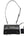 Balenciaga Black Lambskin Leather Giant 12 Silver Envelope Clutch Crossbody Bag W/ Strap (Like new) V4WHKY7