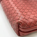 Load image into Gallery viewer, Bottega Veneta Burgundy Intrecciato Woven Nappa Leather Nodini Crossbody Bag (Pre-owned) X4MVWTT

