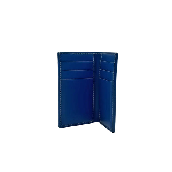 Goyard Saint Pierre Wallet Goyardine Royal Blue Coated Canvas (Like new) VMDG3VK
