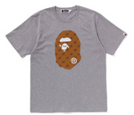 Load image into Gallery viewer, BAPE Cloud Head Monogram Big Ape Head Tee Gray
