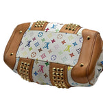 Load image into Gallery viewer, Louis Vuitton White Monogram "Murakami" Multicolore Courtney GM Bag (Pre-owned) CMVB4VW
