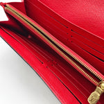 Load image into Gallery viewer, Louis Vuitton Sarah Wallet Monogram Coquelicot Lining (Pre-owned)

