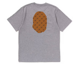 Load image into Gallery viewer, BAPE Cloud Head Monogram Big Ape Head Tee Gray
