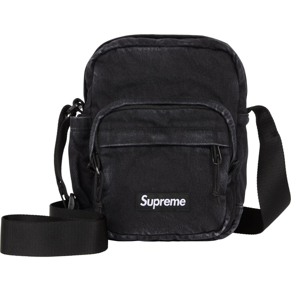 Supreme Denim Shoulder Bag Black