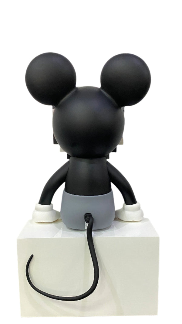 Mickey Mouse Seated Moskey (Black/White/Grey) Edition of 300