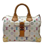 Load image into Gallery viewer, Louis Vuitton x Takashi Murakami White Monogram Multicolor Speedy 30 Bag (Pre-owned) QG6YDR4
