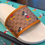 Load image into Gallery viewer, Gucci x Disney GG Mickey Slides Beige (Pre-owned)
