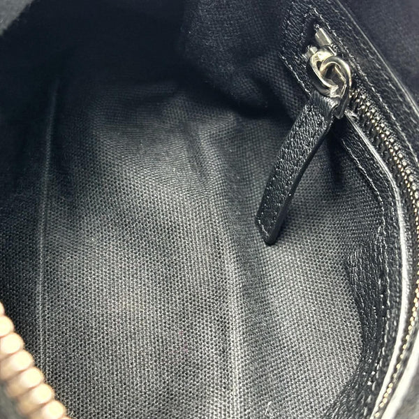 Givenchy Pandora Bag in Black Goat Skin Leather & Silver Hardware (Pre-owned) 34YMCB8