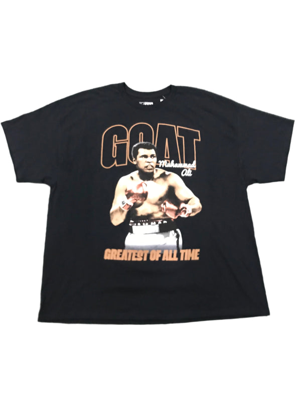 Muhammad Ali 'G.O.A.T' Short Sleeve Tee Black