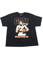 Load image into Gallery viewer, Muhammad Ali 'G.O.A.T' Short Sleeve Tee Black
