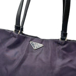 Load image into Gallery viewer, Prada Tessuto Nylon Shoulder Bag Purple (Pre-owned) QYK7W2D
