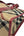 Burberry Blue Label Tweed Nova Check Handbag Beige/Red (Pre-owned)