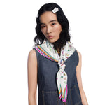 Load image into Gallery viewer, Louis Vuitton x Takashi Murakami Monogram Multicolor Square 90 White (Framed)
