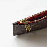 Load image into Gallery viewer, Louis Vuitton Monogram Canvas Neverfull PM Pochette Zippered Clutch Bag W/O Strap (Like new) WD782WK

