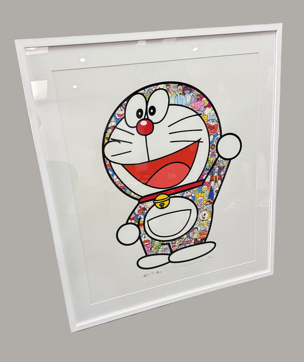 Takashi Murakami Doraemon: Hip Hip Hurrah !, 2020 (Framed) Ed. Of 300
