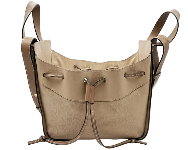 Loewe Hammock Drawstring Mini 2way Hand Shoulder Bag Brown Sand/Mink (Like new)