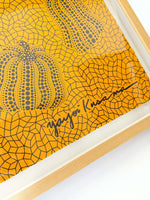 Load image into Gallery viewer, Yayoi Kusama Pumpkin Tenugui (Framed)
