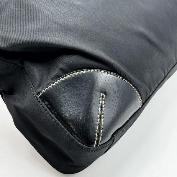 Prada Tessuto Nylon Black Tote Bag (Pre-owned) JK4Y9XX