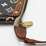 Load image into Gallery viewer, Louis Vuitton x Takashi Murakami Multicolor Monogram Pochette Bag (Pre-owned) 8TKRRGY
