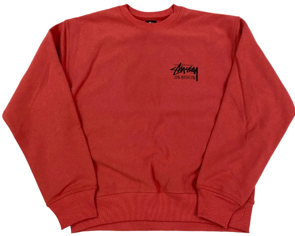 Stussy Stock Los Angeles Crewneck Pepper