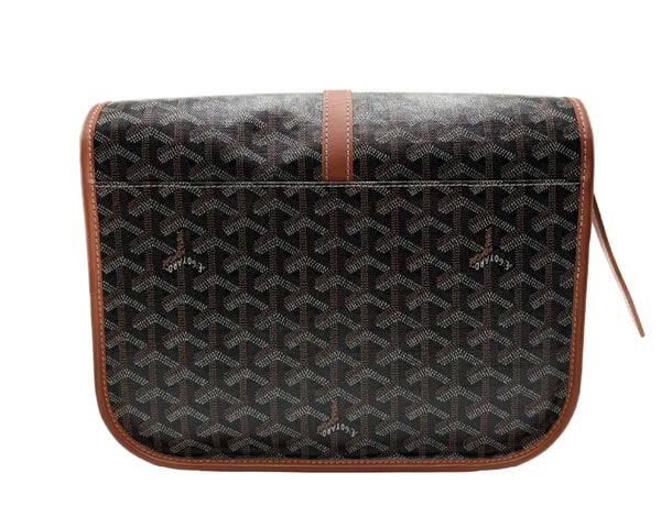 Goyard Belvedere MM Bag Black & Tan (Like new)