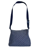 Load image into Gallery viewer, Christian Dior Blue Dior Trotter Logo Canvas Crossbody Bag (Pre-owned) RD9WT24
