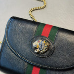 Load image into Gallery viewer, Gucci Rajah Web Chain Shoulder Bag Leather Small (Excellent Condition)
