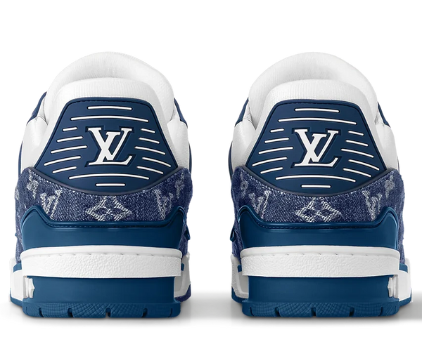 Louis Vuitton LV Trainer Monogram Denim White Blue