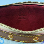 Load image into Gallery viewer, Louis Vuitton x Takashi Murakami Multicolor Monogram Pochette Bag (Pre-owned) 64MR9D6
