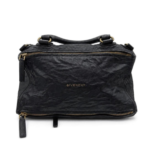 Givenchy Black Sheepskin Leather Medium Pepe Pandora Bag (Pre-owned) 2CB9HDH