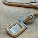 Load image into Gallery viewer, Prada Logo-lettering two-way bag Beige (Like new)
