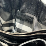 Load image into Gallery viewer, Burberry Black Patent Leather Healy Small Knot Tote Bag (Pre-owned) MQMYCG8
