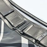 Load image into Gallery viewer, Burberry Metallic Grey Beat Check Nylon and Leather Shoulder Bag (Pre-owned)
