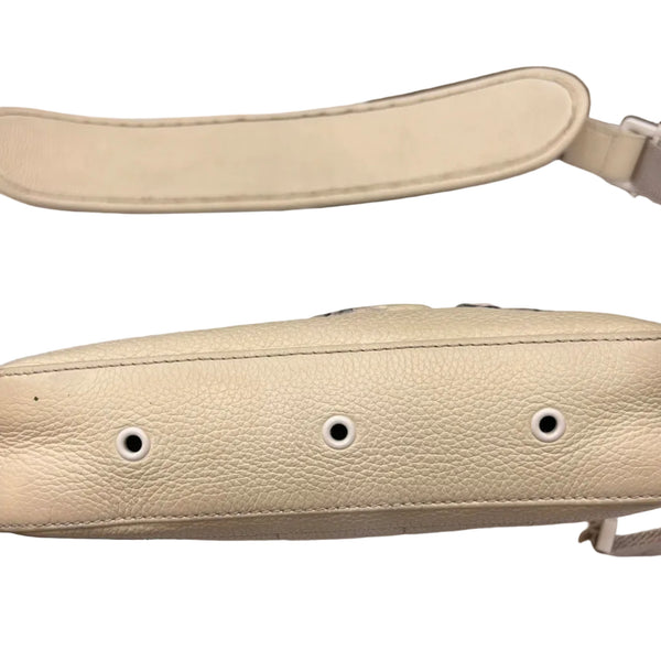Dior x Daniel Arsham Safari Messenger Bag Calfskin White (Pre-owned)