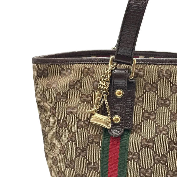 Gucci Monogram Jolicoeur Tote Dark Brown (Pre-owned) 2KHBGRW