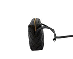 Load image into Gallery viewer, Bottega Veneta Intrecciato Crossbody Bag Gold-tone Black (Like new)
