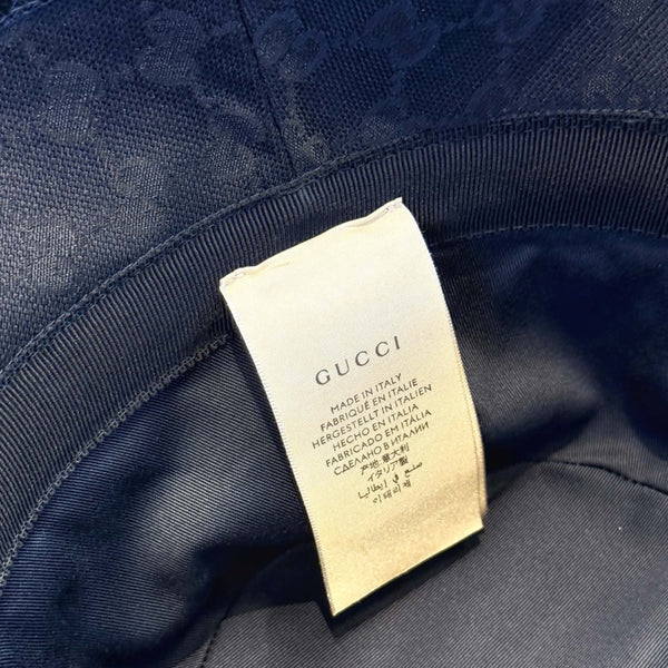 Gucci GG Canvas Bucket Hat with Double G Black (Like new)