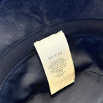 Load image into Gallery viewer, Gucci GG Canvas Bucket Hat with Double G Black (Like new)
