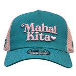 Load image into Gallery viewer, New Era 9Forty x SF "Mahal Kita" Trucker Hat Teal

