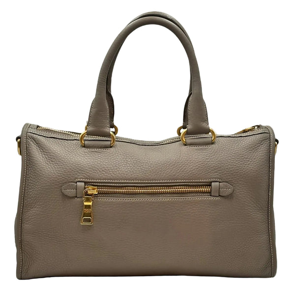 Prada Vitello Daino Shopping Satchel Pomice (Like new) XCRVCQB