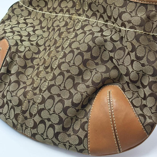 Coach Signature sufflette leather handbag