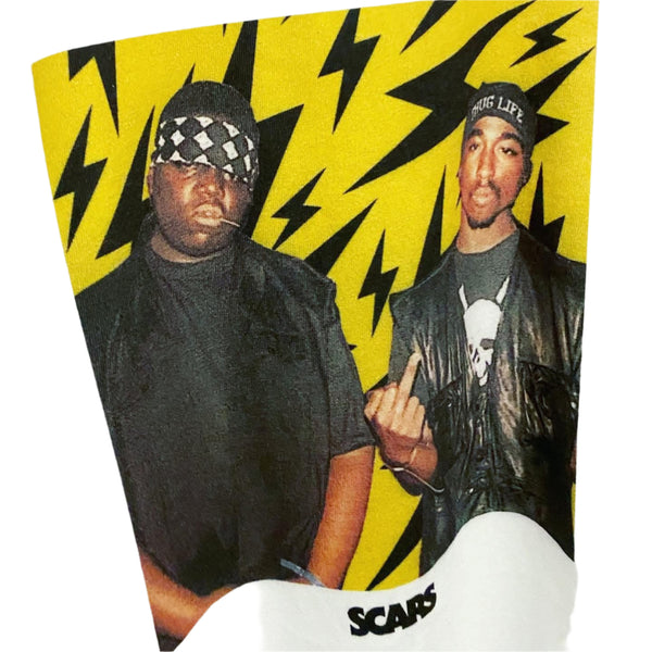 SCARS Biggie & 2pac Tee White